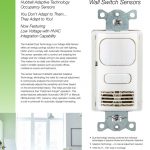 Dual Technology Low Voltage Wall Switch Sensors