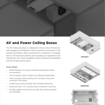HWDK AV and Power Ceiling Boxes