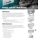 HWDK Power and AV Wall Boxes