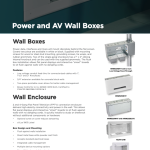 Premise Power and AV Wall Boxes