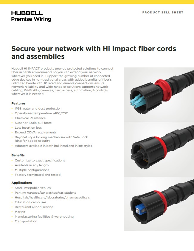 impact fiber Hi-Impact Fiber Cords